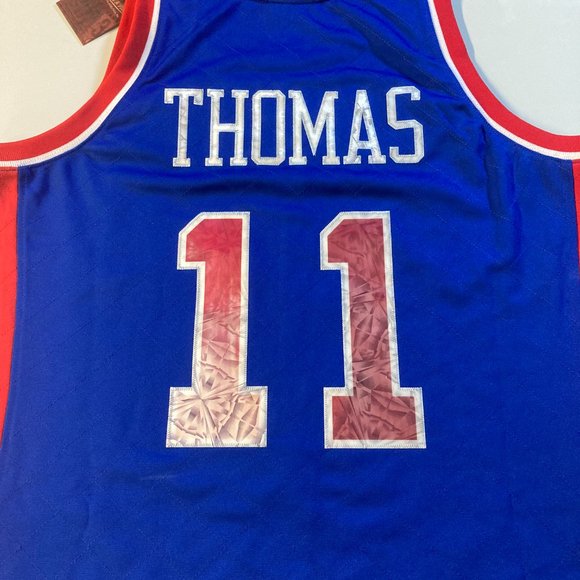 Isaiah Thomas Mens' Detroit Pistons NBA 75th Anniversary Mitchell & Ness Jersey - Picture 7 of 9